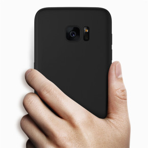 Силиконов гръб ТПУ мат за Samsung Galaxy S6 Edge G925 черен